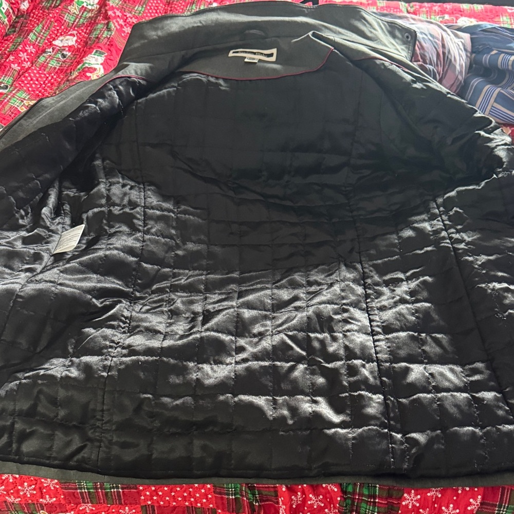 Kristen Blake Charcoal Hooded Trench Coat - Picture 7 of 9